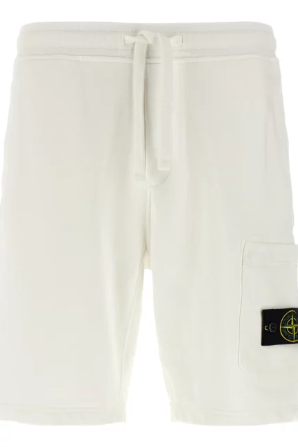 Stone Island Compass Patch Drawstring Shorts