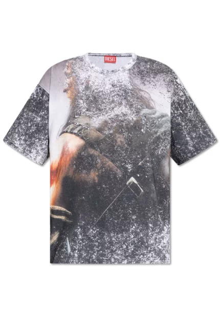 Diesel T-Boxt-Q21 Movie Poster Printed T-Shirt
