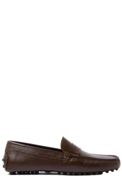 Scarosso Michael Almond Toe Loafers