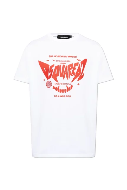 Dsquared2 Logo Printed Crewneck T-Shirt