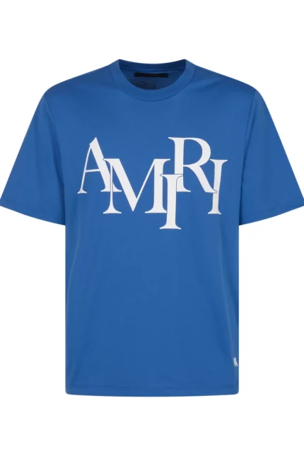 Amiri Logo Printed Crewneck T-Shirt