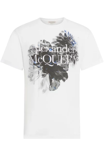 Alexander McQueen Graphic Printed Crewneck T-Shirt