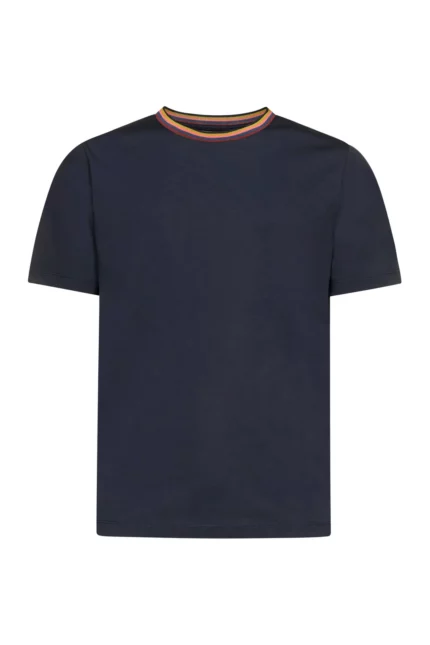 Paul Smith Artist Stripe Collar T-Shirt