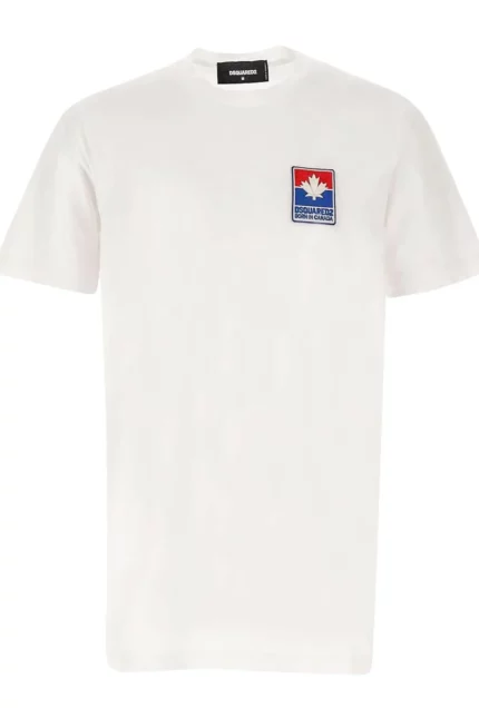 Dsquared2 Logo Patch Crewneck T-Shirt