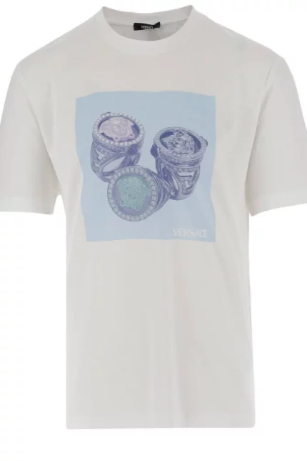 Versace Pattern-Printed Crewneck T-Shirt