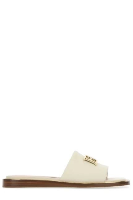 Bally Eloise Logo Plaque Slip-On Slides