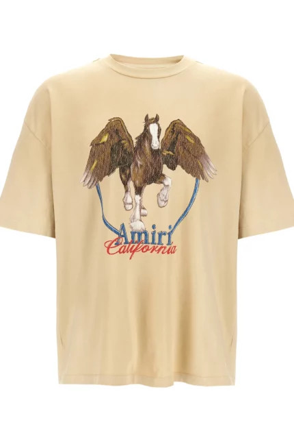 Amiri Pegasus Printed Jersey T-Shirt
