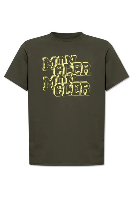 Moncler Logo Printed Crewneck T-Shirt