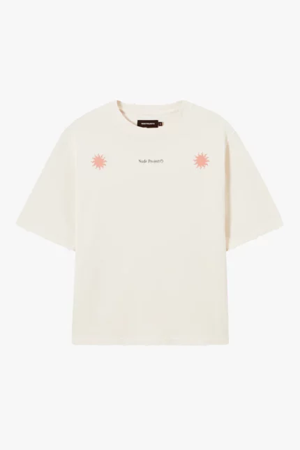 SOLET CROPPED TEE MARSHMALLOW