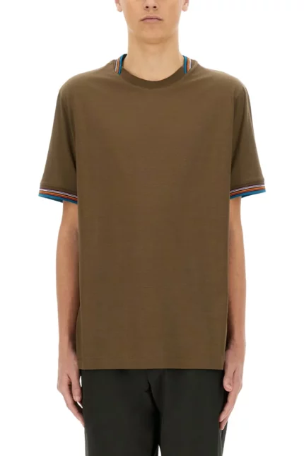 Paul Smith Signature Stripe Trim T-Shirt