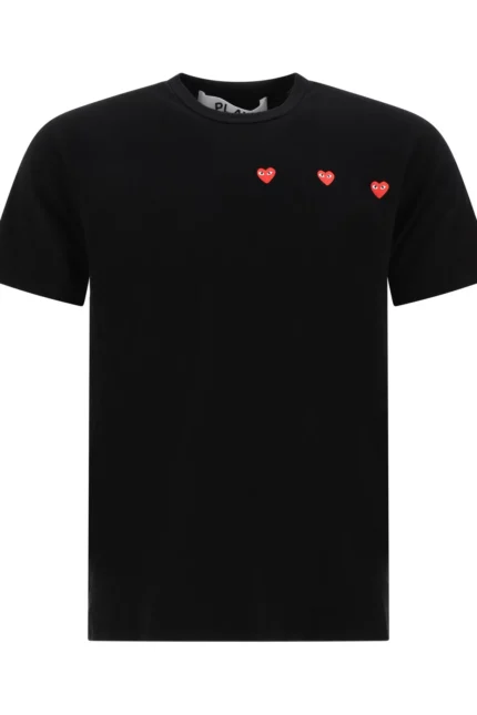 Comme des Garçons Play Triple Hearts Crewneck T-Shirt