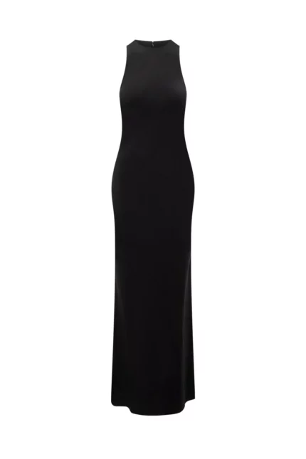 AMI Sleeveless Stretch Maxi Dress