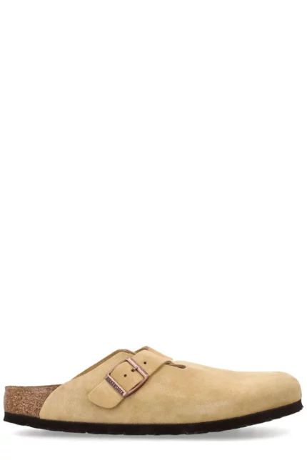 Birkenstock Boston Buckled Slip-On Sandals