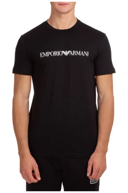 Emporio Armani Logo Printed Crewneck T-Shirt