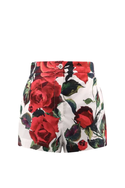 Dolce & Gabbana Rose Printed Shorts