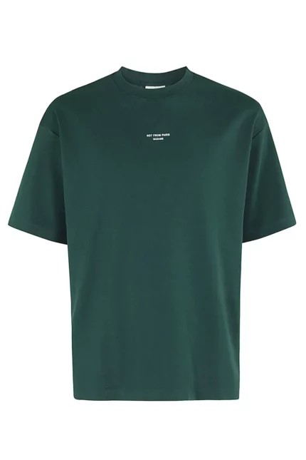 Drôle de Monsieur Slogan Printed Crewneck T-Shirt