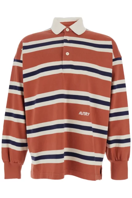 Autry Striped Rugby Polo Shirt