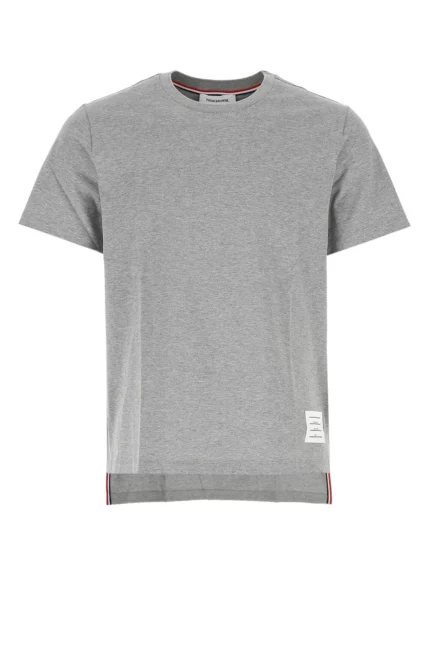 Thom Browne Logo Patch Crewneck T-Shirt