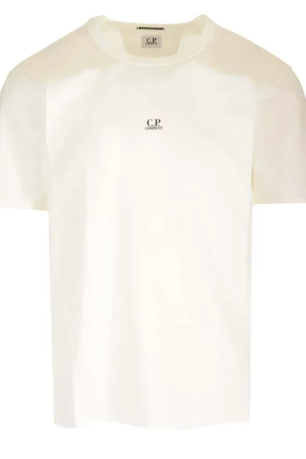 C.P. Company Logo Printed Crewneck T-Shirt