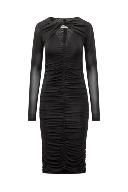 Isabel Marant Long-Sleeved Ruched Dress