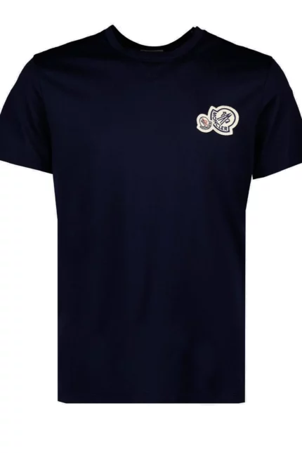Moncler Double Logo Patch Crewneck T-Shirt