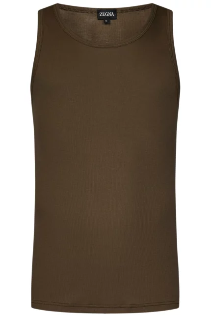 Zegna Crewneck Tank Top