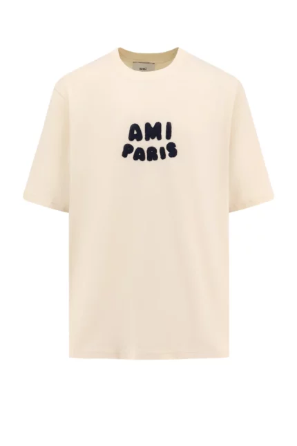 AMI Paris Logo Patch T-Shirt