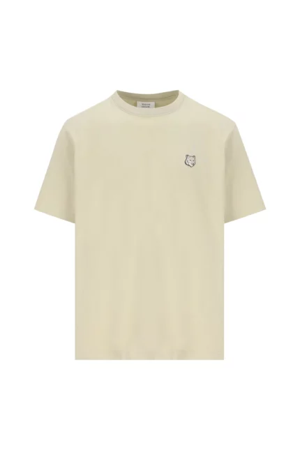Maison Kitsuné Bold Fox Head Patch Crewneck T-Shirt