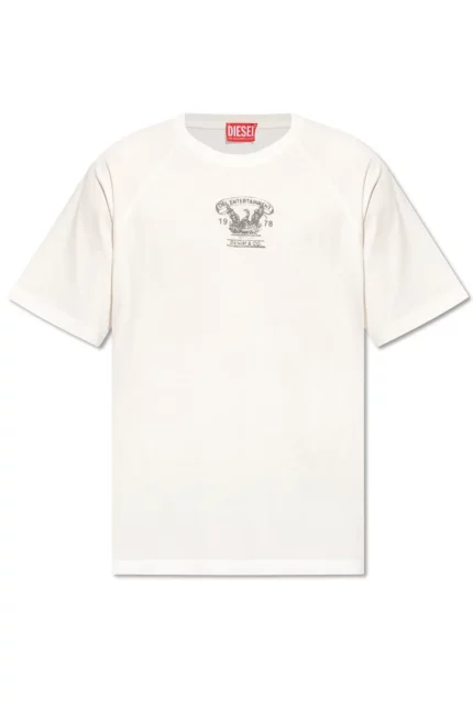 Diesel Inside-Out Print Crewneck T-Shirt