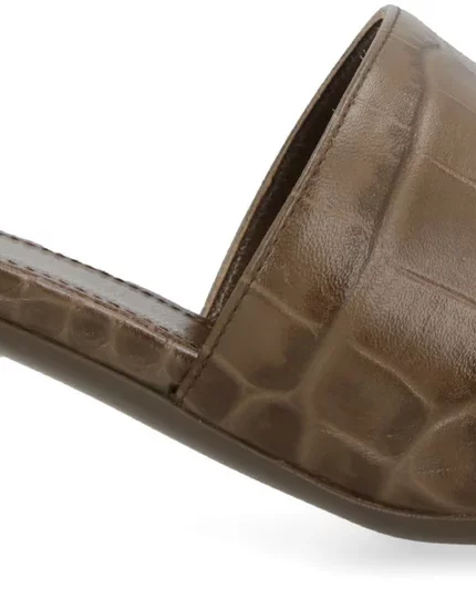 Balenciaga BB Plaque Embossed Mules