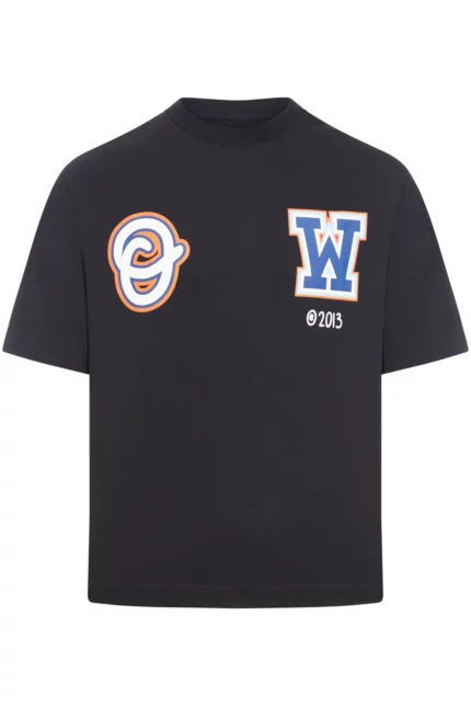 Off-White Wiz Skate Graphic Printed Crewneck T-Shirt