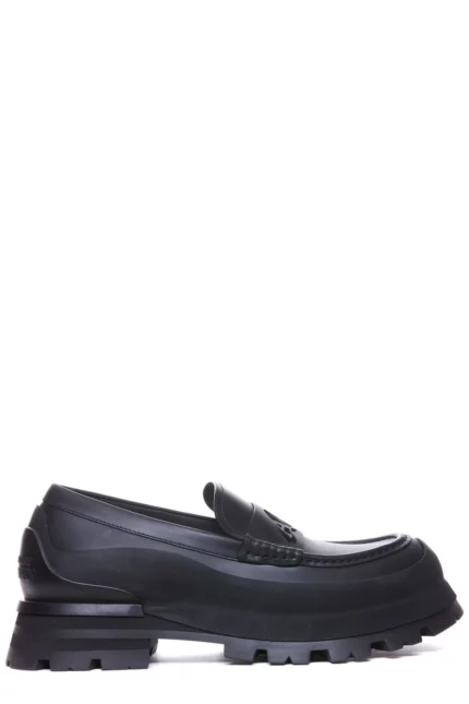 Alexander McQueen The Seal Slip-On Loafers