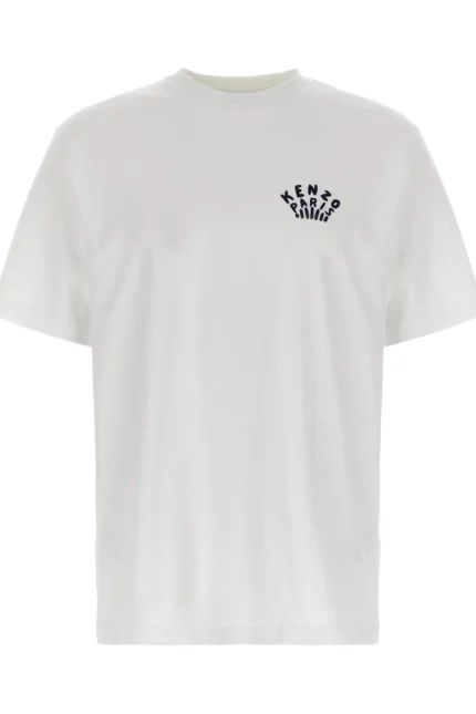 Kenzo Logo Embroidered Crewneck T-Shirt