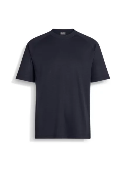 Zegna Short Sleeved Crewneck T-Shirt
