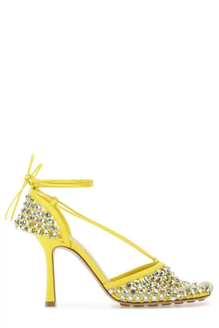 Bottega Veneta Sparkle Stretch Sandals