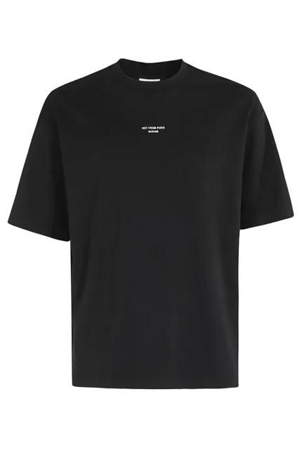 Drôle de Monsieur Slogan Printed Crewneck T-Shirt