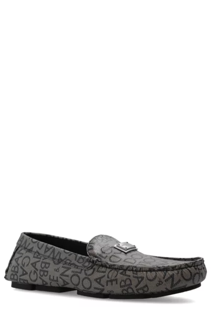 Dolce & Gabbana Logo Plaque Loafers