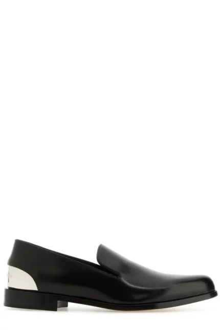 Alexander McQueen Round-Toe Slip-On Loafers