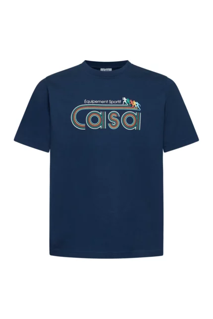 Casablanca Logo Printed Crewneck T-Shirt