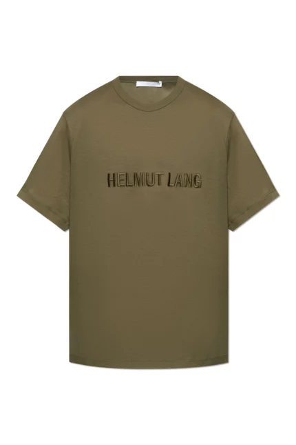 Helmut Lang Logo Embroidered Crewneck T-Shirt