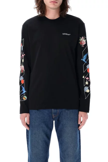 Off-White Diag-Stripe Crewneck T-Shirt