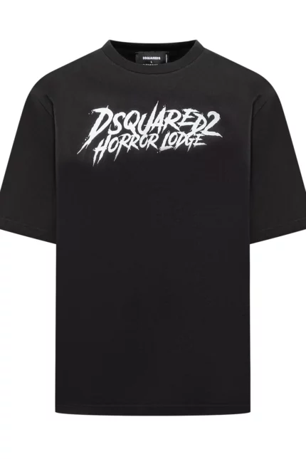 Dsquared2 Logo Printed Crewneck T-Shirt