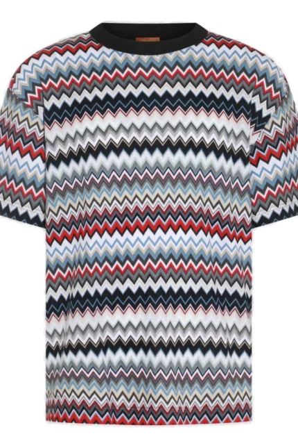 Missoni Zig-Zag Printed Crewneck T-Shirt