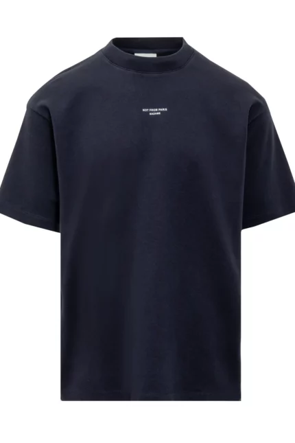 Drôle de Monsieur Slogan Printed Crewneck T-Shirt