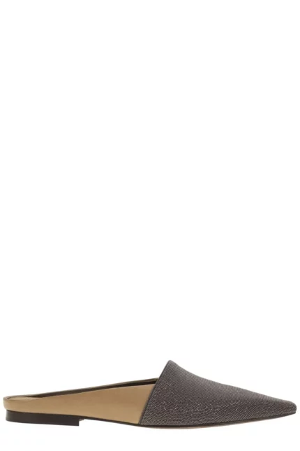 Brunello Cucinelli Precious Slip-On Flats