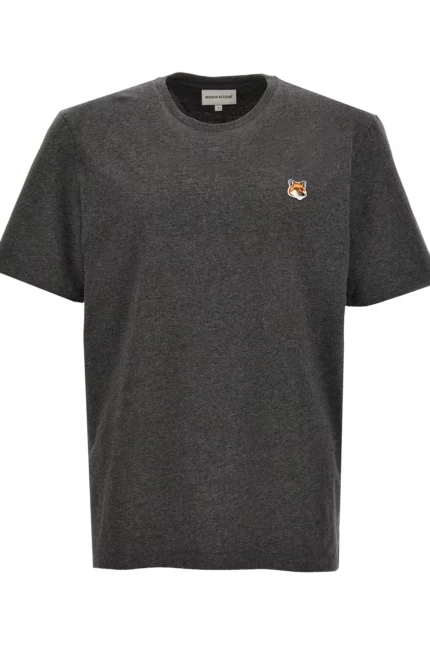 Maison Kitsuné Fox Head Patch Crewneck T-Shirt