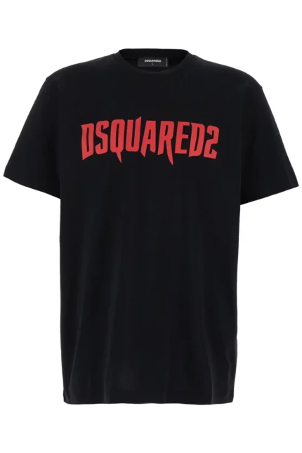 Dsquared2 Logo Printed Crewneck T-Shirt
