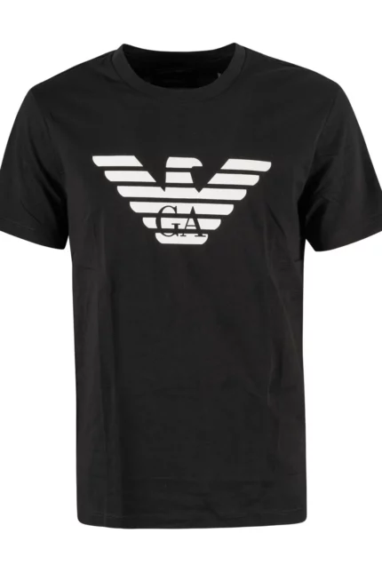 Emporio Armani Logo Printed Crewneck T-Shirt