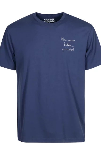 Mc2 Saint Barth Non Sono Bello Piaccio Embroidered T-Shirt
