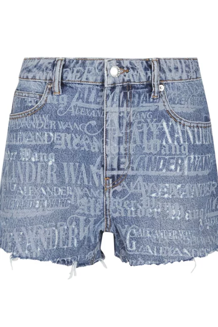Alexander Wang All-Over Logo Shorts